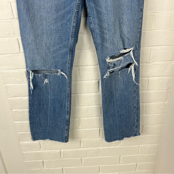 Abercrombie + Fitch Curve Love Ankle Straight Ultra High Rise Jeans Size 27/4 - Picture 5 of 10